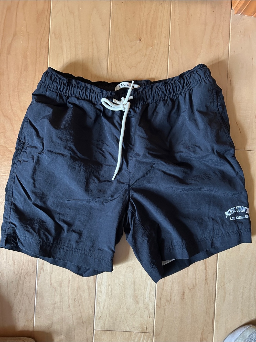Pacific Standard Black PacSun Men's Swim Trunks M